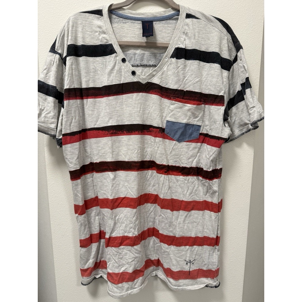 Revelation Stripes‎ Shirt Men's Size XL 100% Cotton